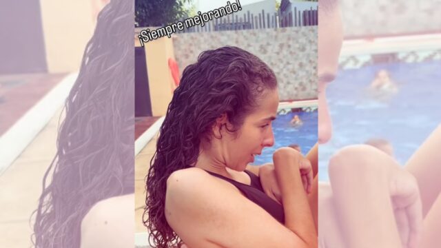 Marta Pérez en una imatge compartida per la seva mare Maria Verdejo Melero